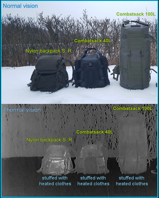 Schwimmfähiger Rucksack ComBatSack 40 Liter Schwarz inklusive 6 Außentaschen
