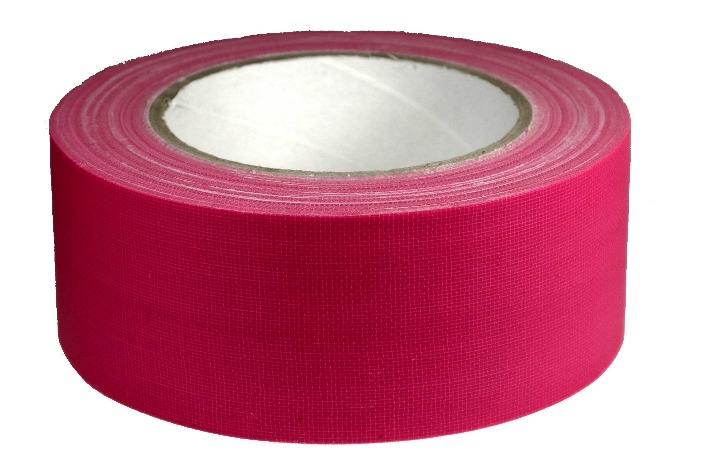 Gewebe Reparatur- und Warnband, Neon-Pink 50mm x 25m, Naturkautschuk-Klebemasse, 24 Rollen / Karton