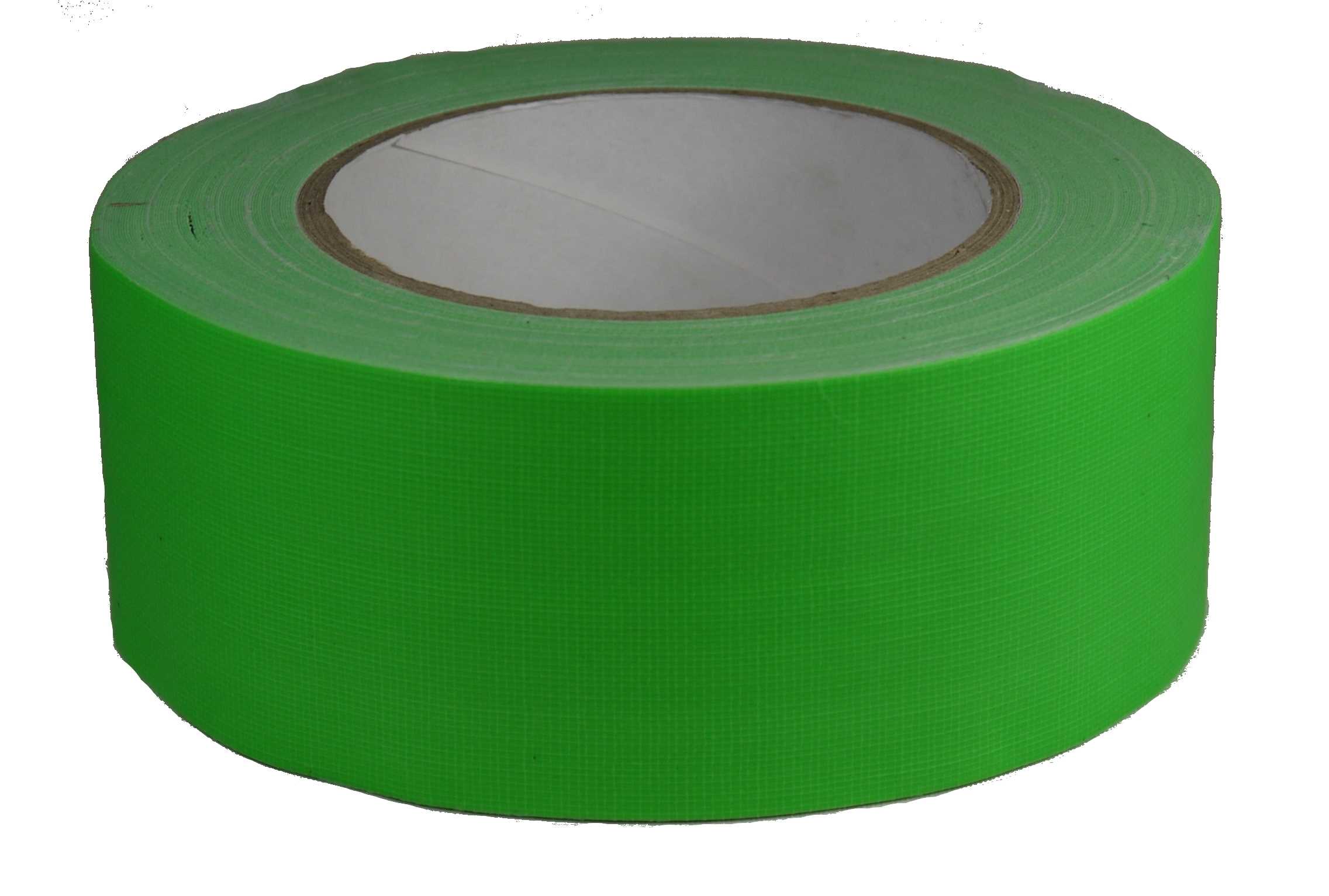 Gewebe Reparatur- und Warnband, Neon-Grün 50mm x 25m, Naturkautschuk-Klebemasse, 24 Rollen / Karton